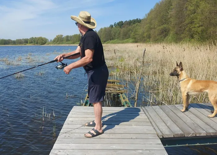 Haus Masuren, Bei Ilawa, Angelbootvermietung, Dom Czerwony I